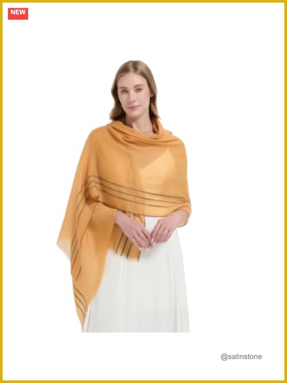 100% Cashmere Luxury Wrap Travel Shawl Scarf for Women Pashmina Stole